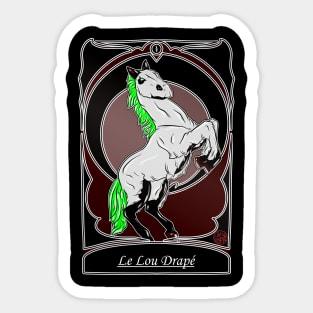 Le lou drape - folklore du nord de la france Sticker